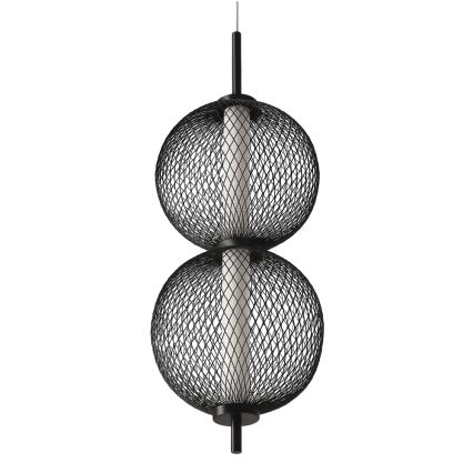 Lámpara LED colgante PUMA LED/10W/230V diámetro 14 cm negra