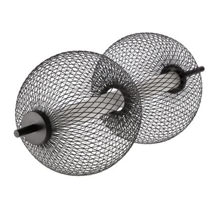 Lámpara LED colgante PUMA LED/10W/230V diámetro 14 cm negra