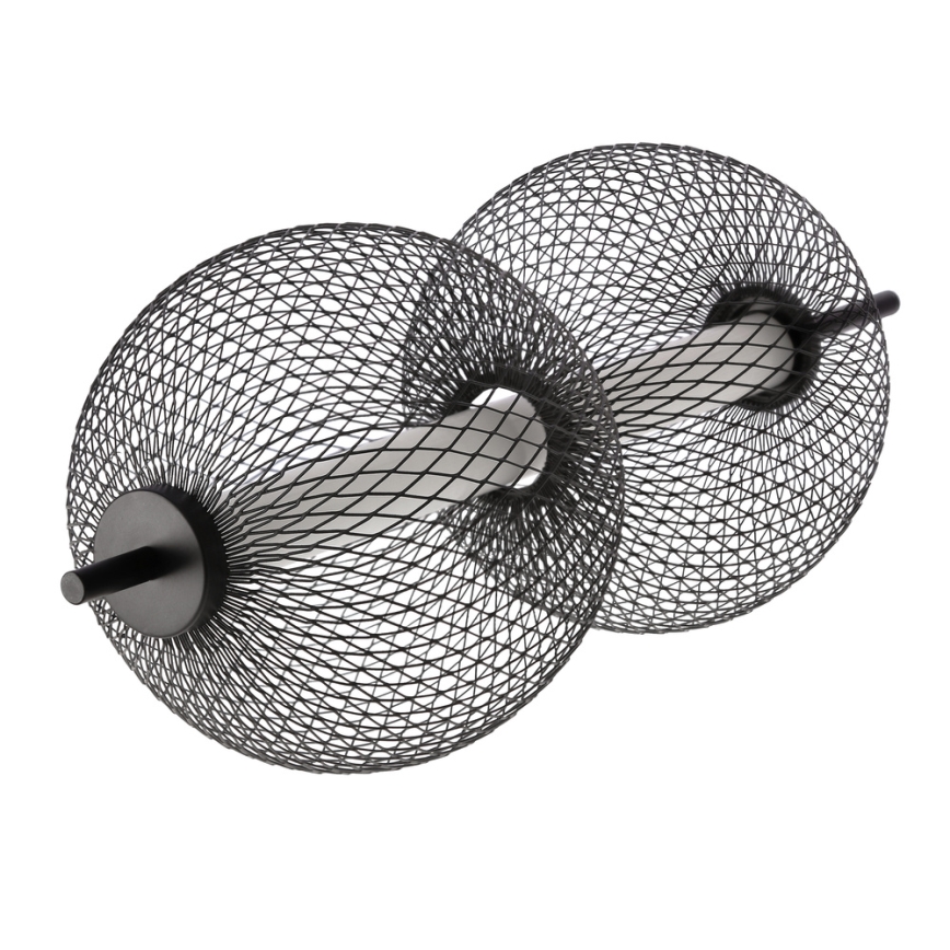 Lámpara LED colgante PUMA LED/10W/230V diámetro 14 cm negra