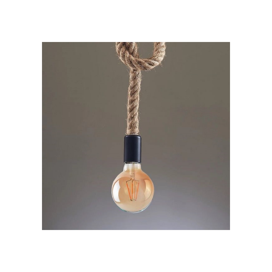 Lámpara LED colgante ROPE 1xE27/8W/230V