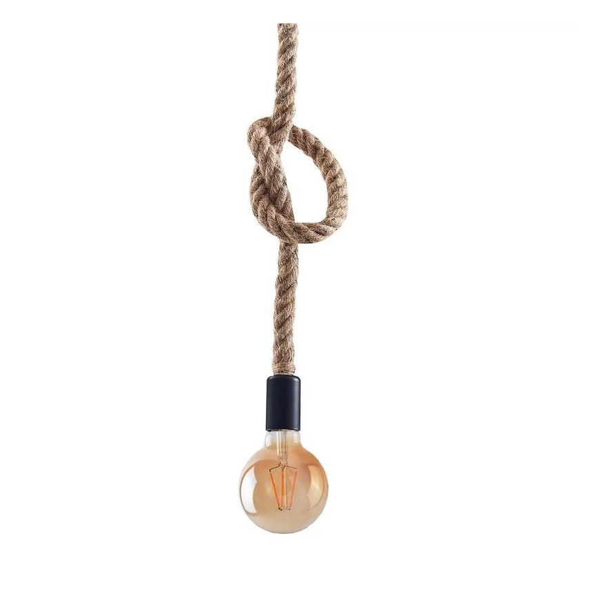 Lámpara LED colgante ROPE 1xE27/8W/230V