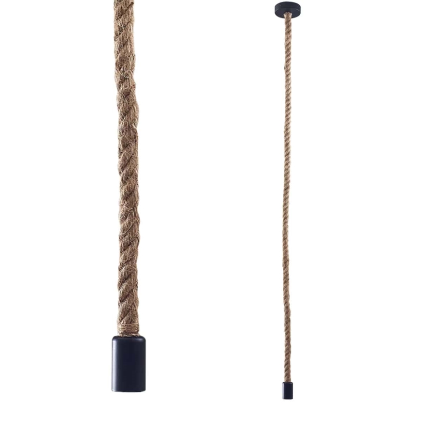 Lámpara LED colgante ROPE 1xE27/8W/230V