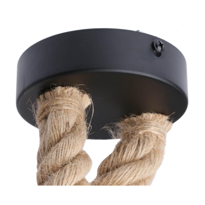 Lámpara LED colgante ROPE 2xE27/10W/230V