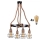 Lámpara LED colgante ROPE ALEGRA 4xE27/10W/230V