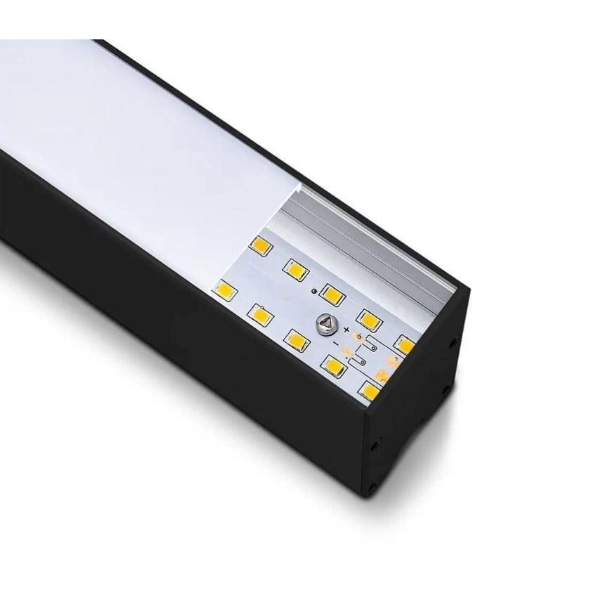 Lámpara LED colgante con cable CHIP LED SAMSUNG/40W/230V 4000K negro