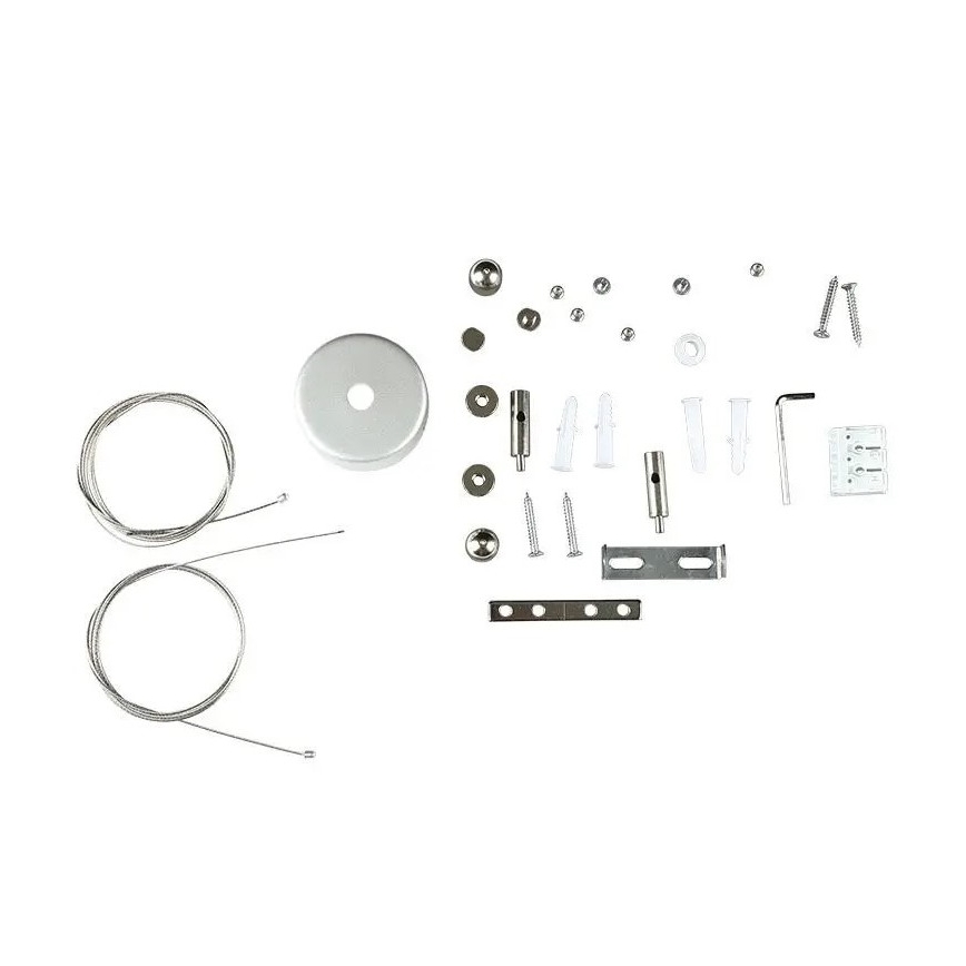 Lámpara LED colgante con cable CHIP LED SAMSUNG/40W/230V 4000K negro