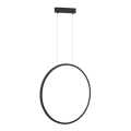 Lámpara LED colgante SATURNO LED/28W/230V Ø 50 cm IP44 antracita