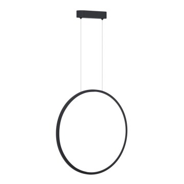 Lámpara LED colgante SATURNO LED/28W/230V Ø 50 cm IP44 antracita