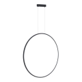 Lámpara LED colgante SATURNO LED/46W/230V Ø 80 cm IP44 antracita