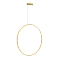 Lámpara LED colgante SATURNO LED/46W/230V Ø 80 cm IP44 dorado