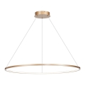 Lámpara LED colgante SATURNO LED/57W/230V Ø 100 cm IP44 dorado