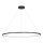 Lámpara LED colgante SATURNO LED/65W/230V Ø 120 cm IP44 antracita