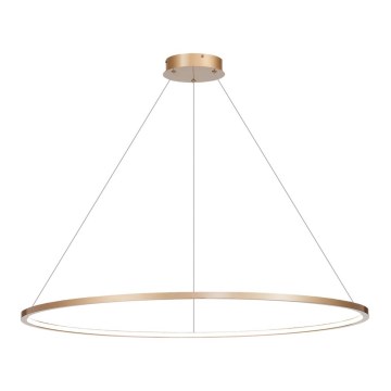 Lámpara LED colgante SATURNO LED/65W/230V Ø 120 cm IP44 dorado