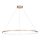 Lámpara LED colgante SATURNO LED/65W/230V Ø 120 cm IP44 dorado