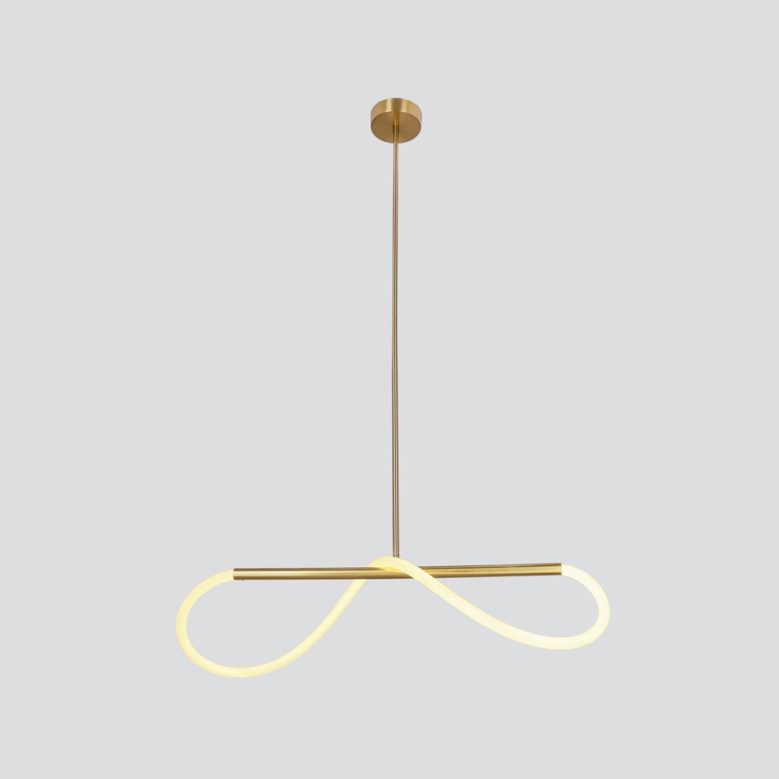 Lámpara LED colgante sobre cable SUPREME LED/22W/230V 100 cm dorada