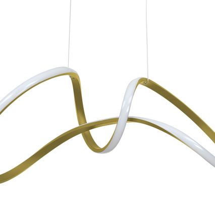Lámpara LED colgante TESORO LED/48W/230V dorado