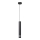 Lámpara LED colgante TUBA 1xGU10/4,8W/230V negro/cromo brillante