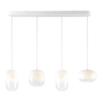 Lámpara LED colgante VASO LED/15W/230V blanco