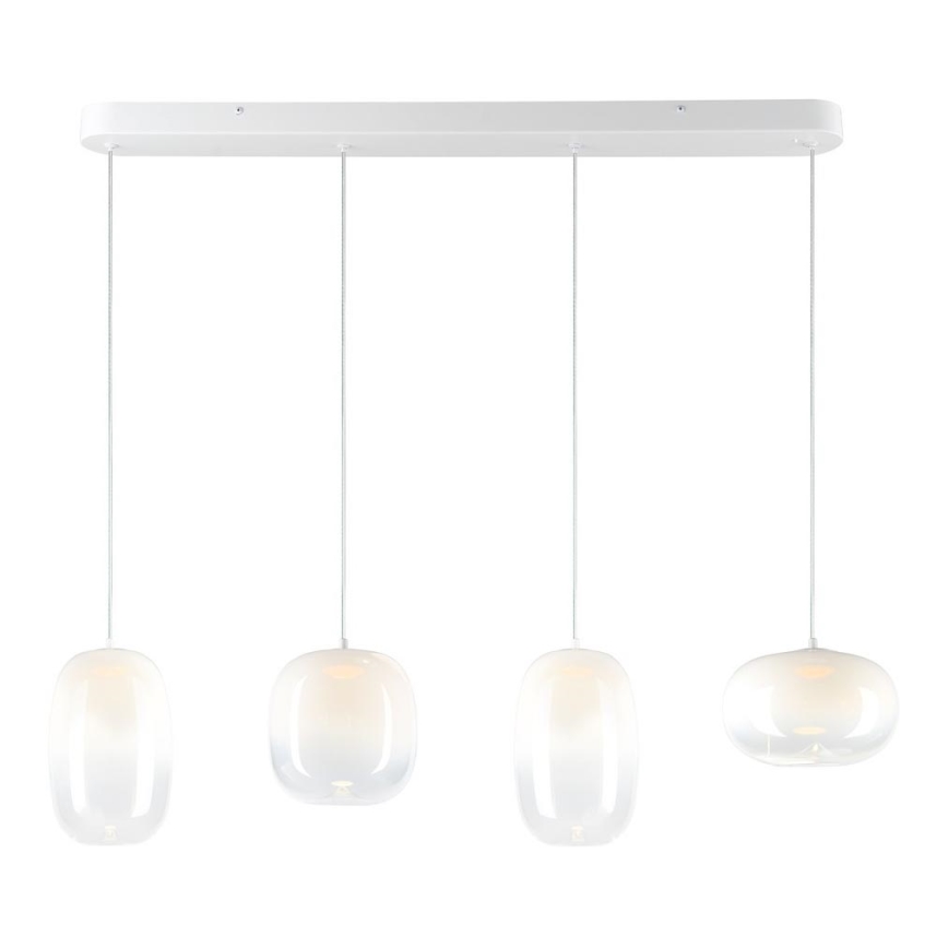 Lámpara LED colgante VASO LED/15W/230V blanco
