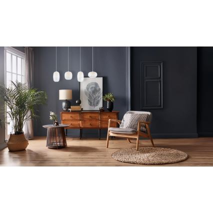 Lámpara LED colgante VASO LED/15W/230V blanco