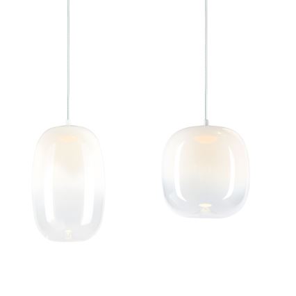 Lámpara LED colgante VASO LED/15W/230V blanco