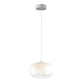 Lámpara LED colgante VASO LED/4W/230V diá. 18 cm blanco
