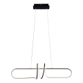 Lámpara LED colgante VERTIGO LED/54W/230V negro