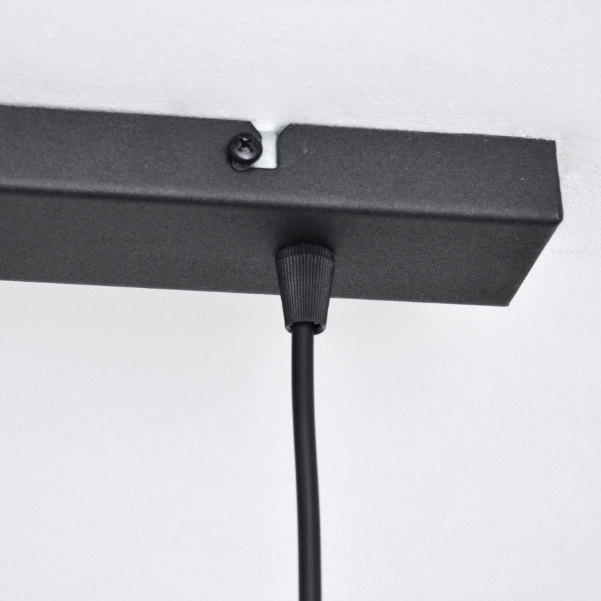 Lámpara LED colgante VOLTA 2xE27/15W/230V negro/dorado