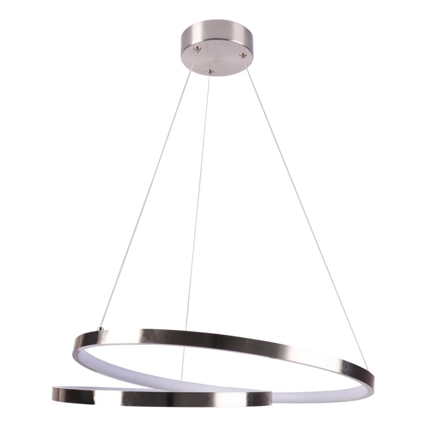 Lámpara LED colgante ZEFIRA LED/40W/230V 4000K diá. 50 cm cromo brillante