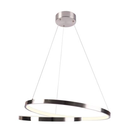 Lámpara LED colgante ZEFIRA LED/40W/230V 4000K diá. 50 cm cromo brillante