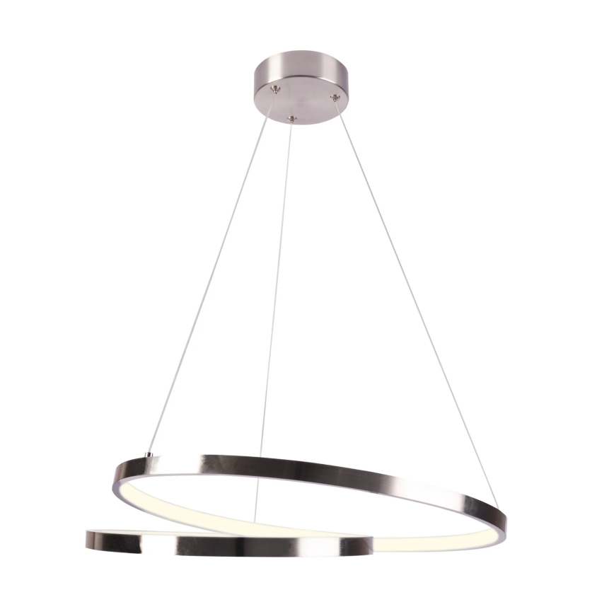 Lámpara LED colgante ZEFIRA LED/40W/230V 4000K diá. 50 cm cromo brillante