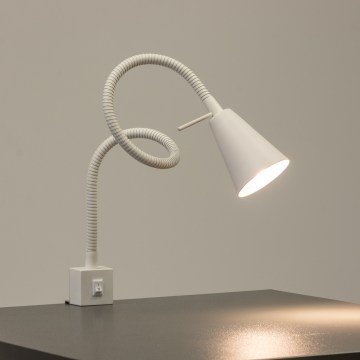 Lámpara LED con clip 1xGU10/4,7W/230V blanca