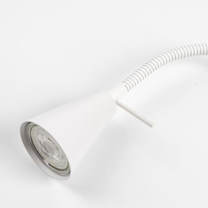 Lámpara LED con clip 1xGU10/4,7W/230V blanca