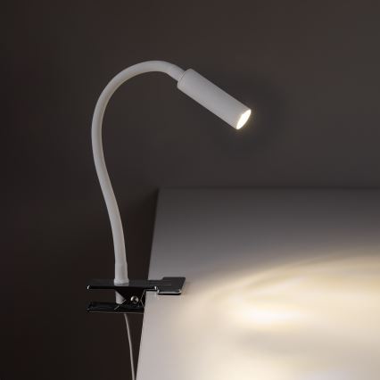 Lámpara LED con clip LAGOS 1xG9/3W/230V 4000K blanco