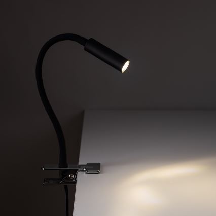 Lámpara LED con clip LAGOS 1xG9/3W/230V 4000K negro