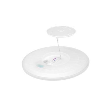 LED Lámpara de baño con sensor de movimiento y crepuscular NIVERA LED/32W/230V IP54 3000/4000/6000K diá. 42 cm blanco + control remoto