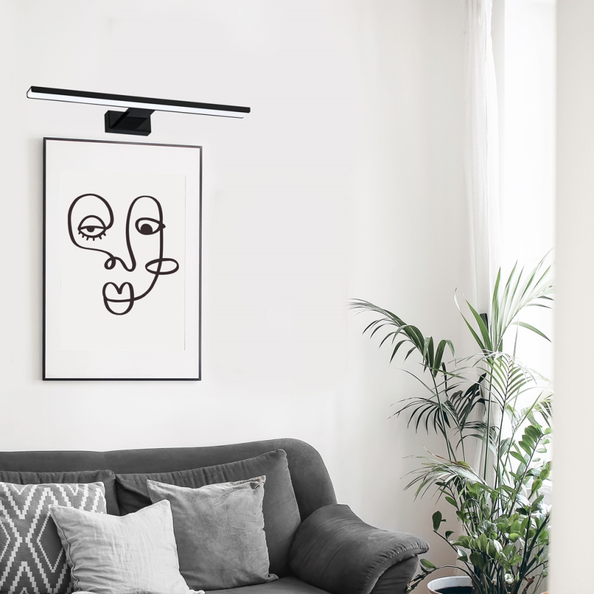 Lámpara LED de cuadro PINTO LED/12W/230V negro