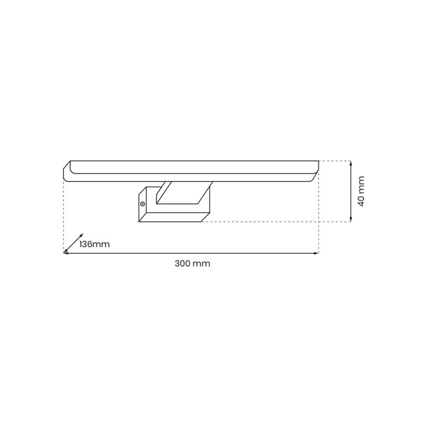 Lámpara LED de cuadro PINTO LED/7W/230V dorado