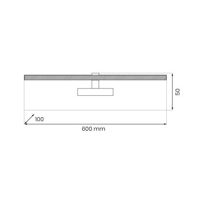 Lámpara LED de cuadro PRADO LED/11W/230V blanco