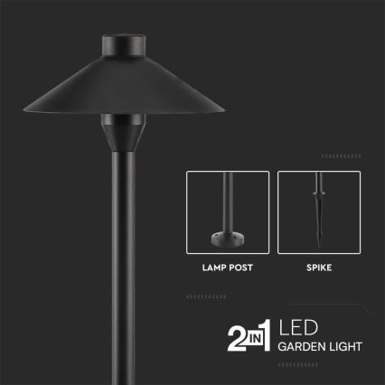 Lámpara LED de exterior 2en1 LED/7W/230V IP65 3000K