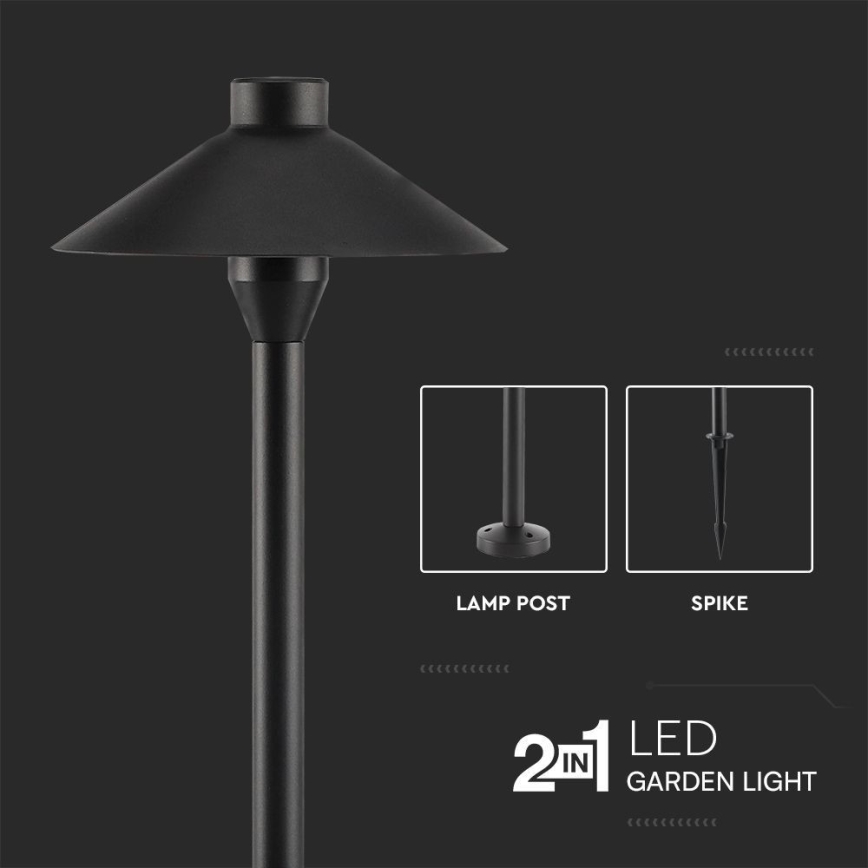 Lámpara LED de exterior 2en1 LED/7W/230V IP65 3000K