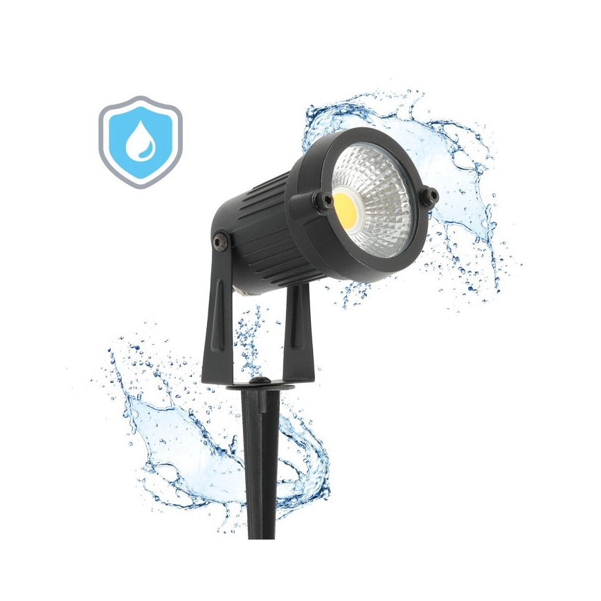 Lámpara LED de exterior BLAKE LED/5W/230V 3000K IP65 negra