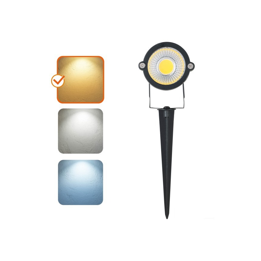 Lámpara LED de exterior BLAKE LED/5W/230V 3000K IP65 negra