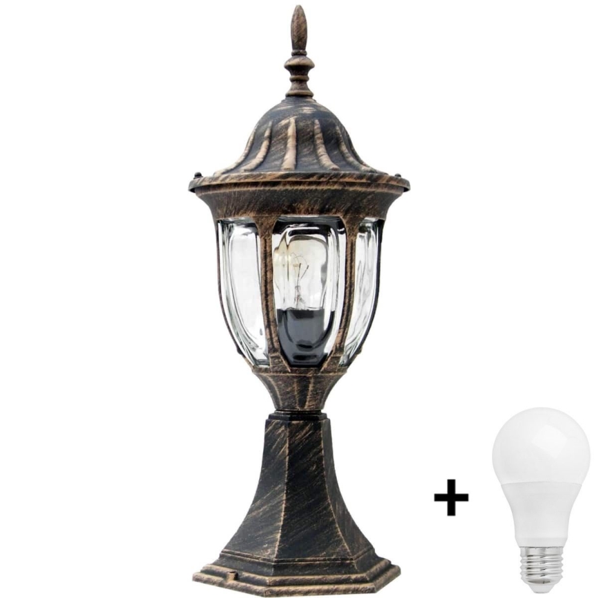 Lámpara LED de exterior FLORENCJA 1xE27/10W/230V IP43