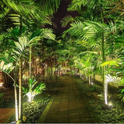 Lámpara LED de exterior LED/12W/230V 3000K negro IP65