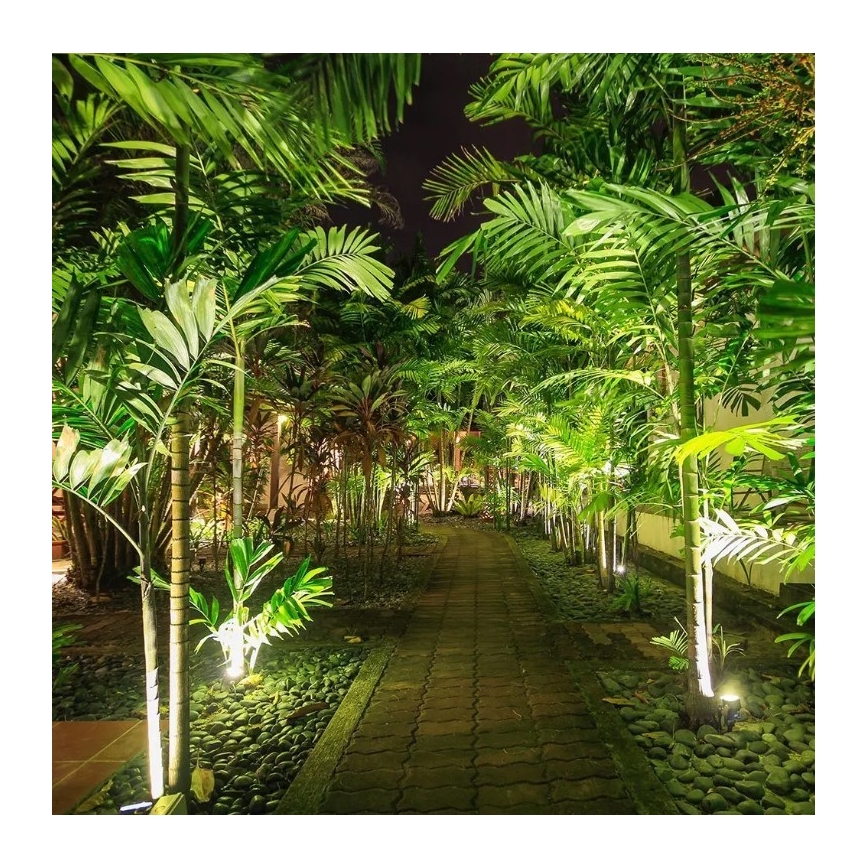 Lámpara LED de exterior LED/12W/230V 3000K negro IP65