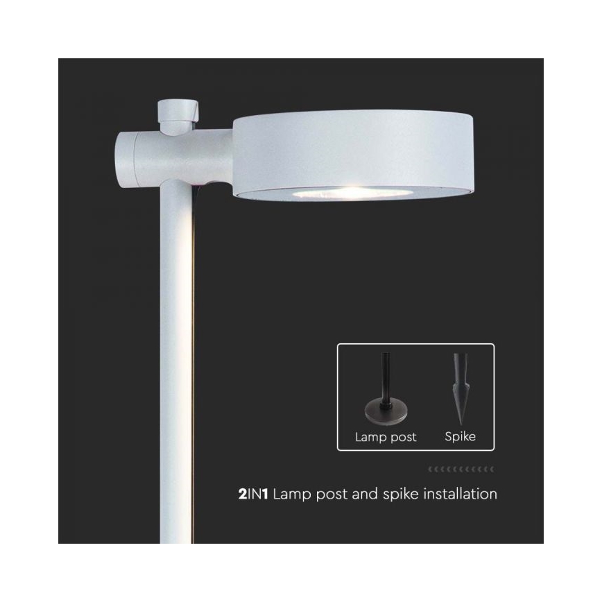 Lámpara LED de exterior LED/7W/230V 3000K IP65 blanca