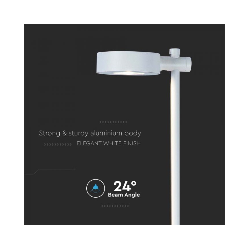 Lámpara LED de exterior LED/7W/230V 4000K IP65 blanca 102 cm