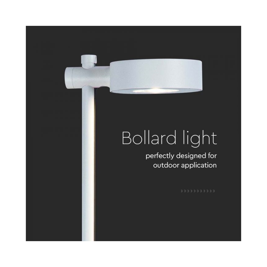 Lámpara LED de exterior LED/7W/230V 4000K IP65 blanca 102 cm