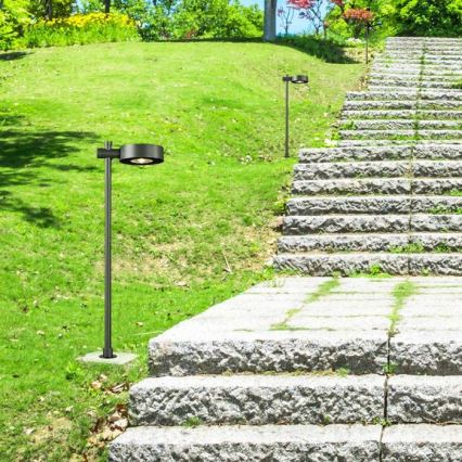 Lámpara LED de exterior LED/7W/230V 4000K IP65 negra 102 cm